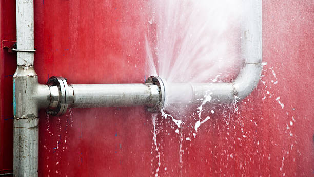 Water damage restoration process in Imperial, PA